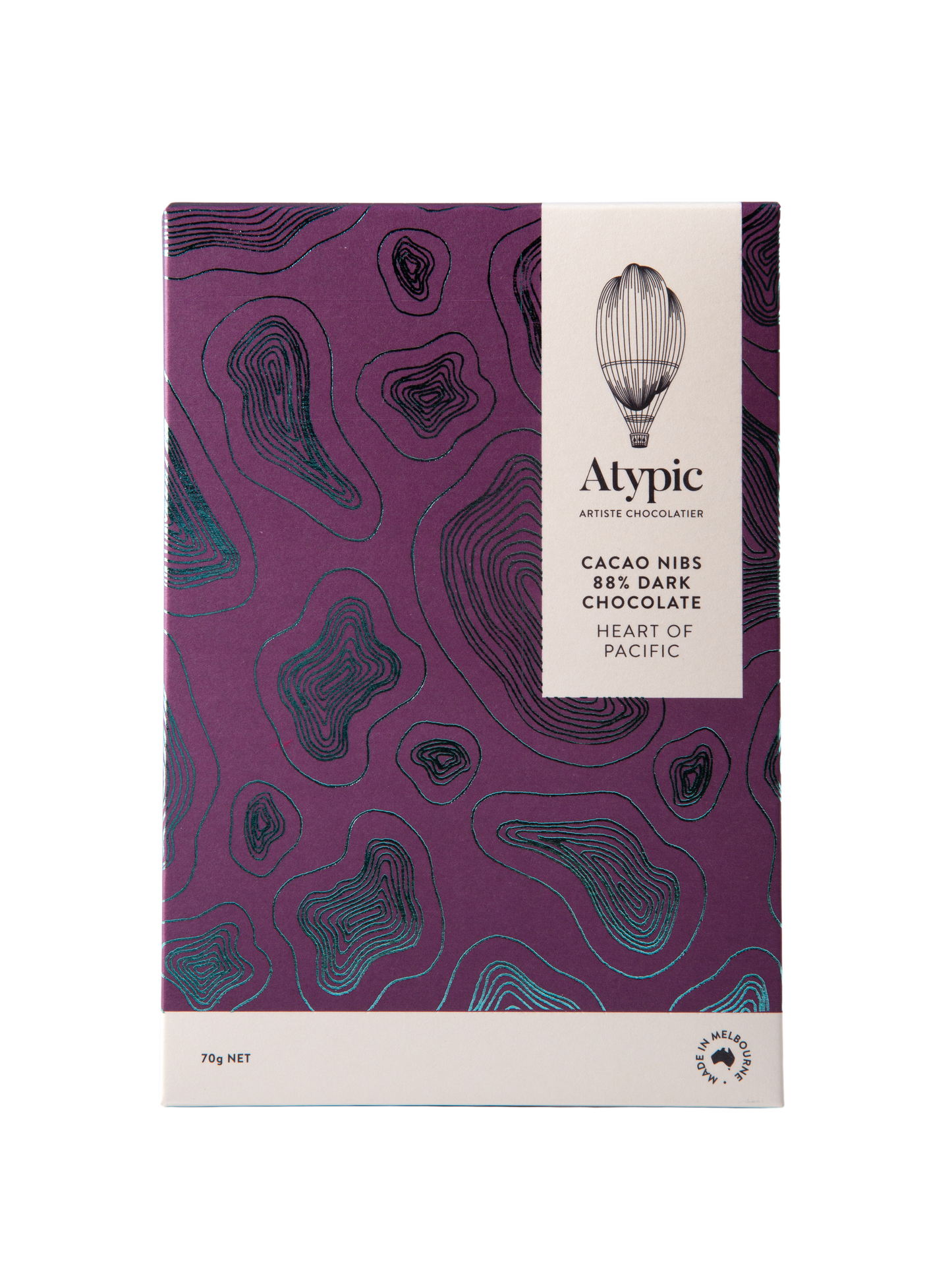 88% Vegan Dark Chocolate - Heart Of Pacific